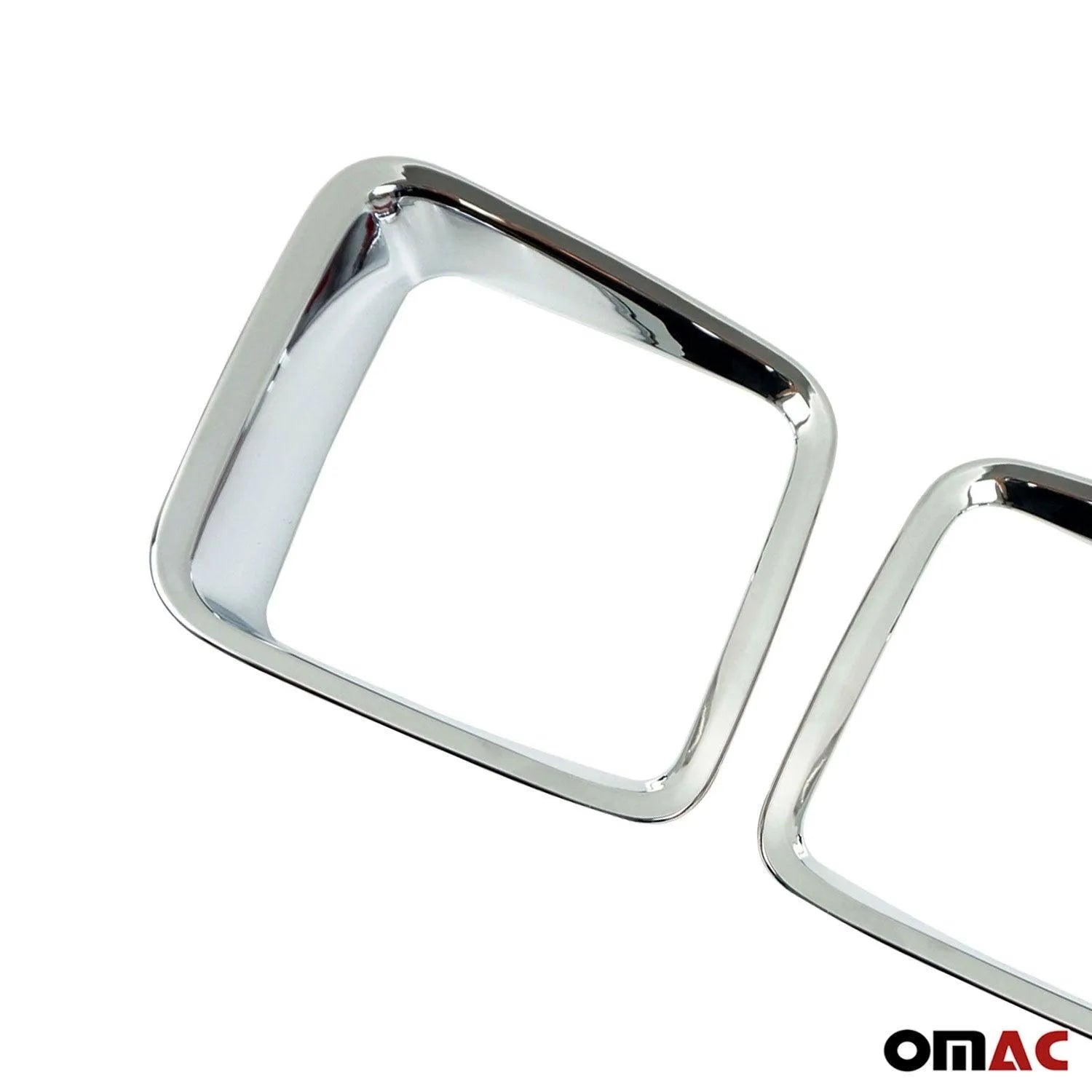 2015-2024 Jeep Renegade Inner Trunk Tail Light Trim Frame Chrome Silver 2Pcs