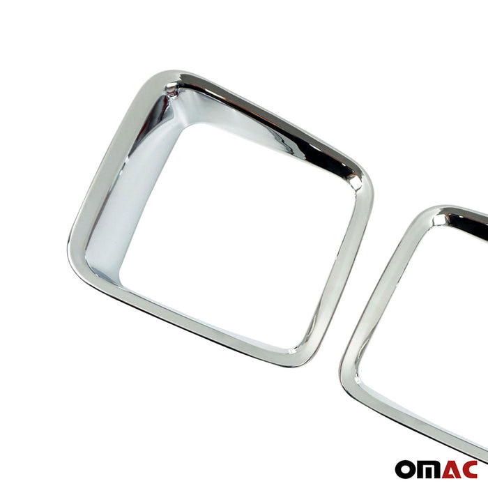 Inner Trunk Tail Light Trim Frame for Jeep Renegade 2015-2018 Chrome Silver 2Pcs