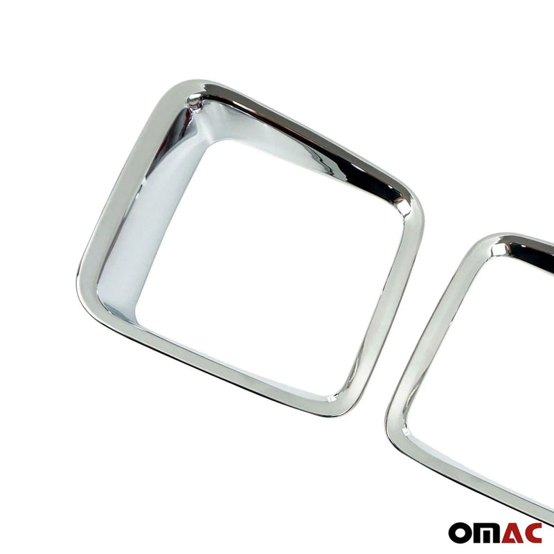 Inner Trunk Tail Light Trim Frame for Jeep Renegade 2015-2024 Chrome Silver 2Pcs