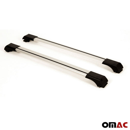Omac usa - Ford Focus Wagon 2000-2011 Roof Racks Cross Bars Cross Rails SILVER Alu. SET 2Pc - Omac Shop Usa - Auto Accessories