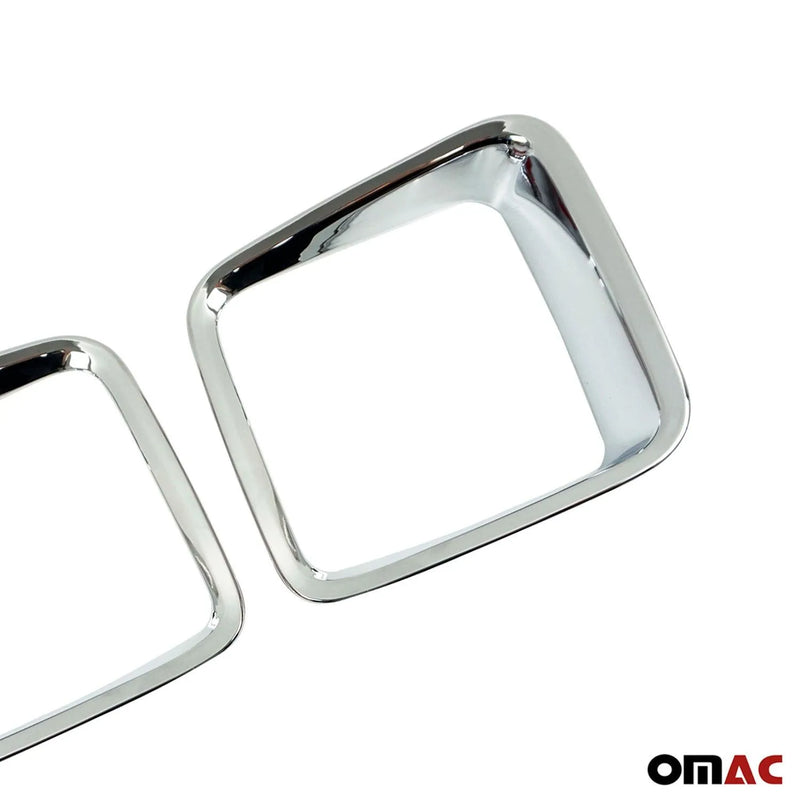 Inner Trunk Tail Light Trim Frame for Jeep Renegade 2015-2024 Chrome Silver 2Pcs