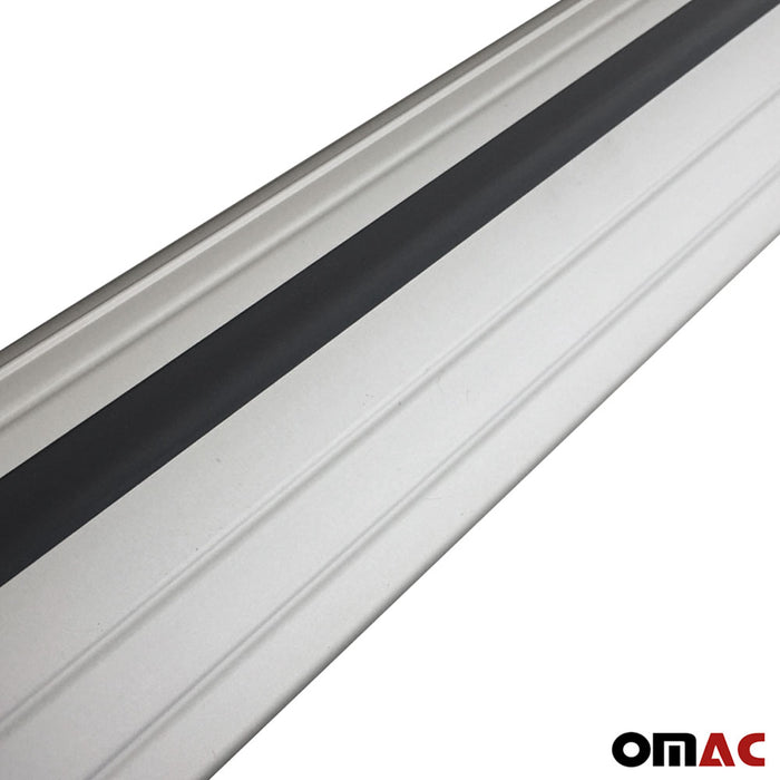 Omac usa - Aluminium Roof Rack Cross Bar Carrier Rails Silver 2 Pcs for VW AMAROK 2011-2019 - Omac Shop Usa - Auto Accessories