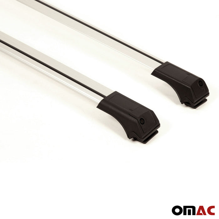 Omac usa - Roof Rack Cross Bars Luggage Carrier Silver 2 Pcs Fits For Ford Escape 2008-2012 - Omac Shop Usa - Auto Accessories