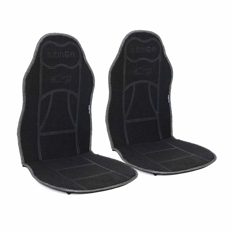 GMC Car Seat Protector Cushion Cover Mat Pad Black Black 2 Pcs