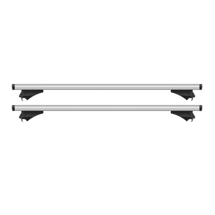Cross Bars Roof Racks Aluminium for Audi A6 Allroad 2012-2015 Silver 2Pcs