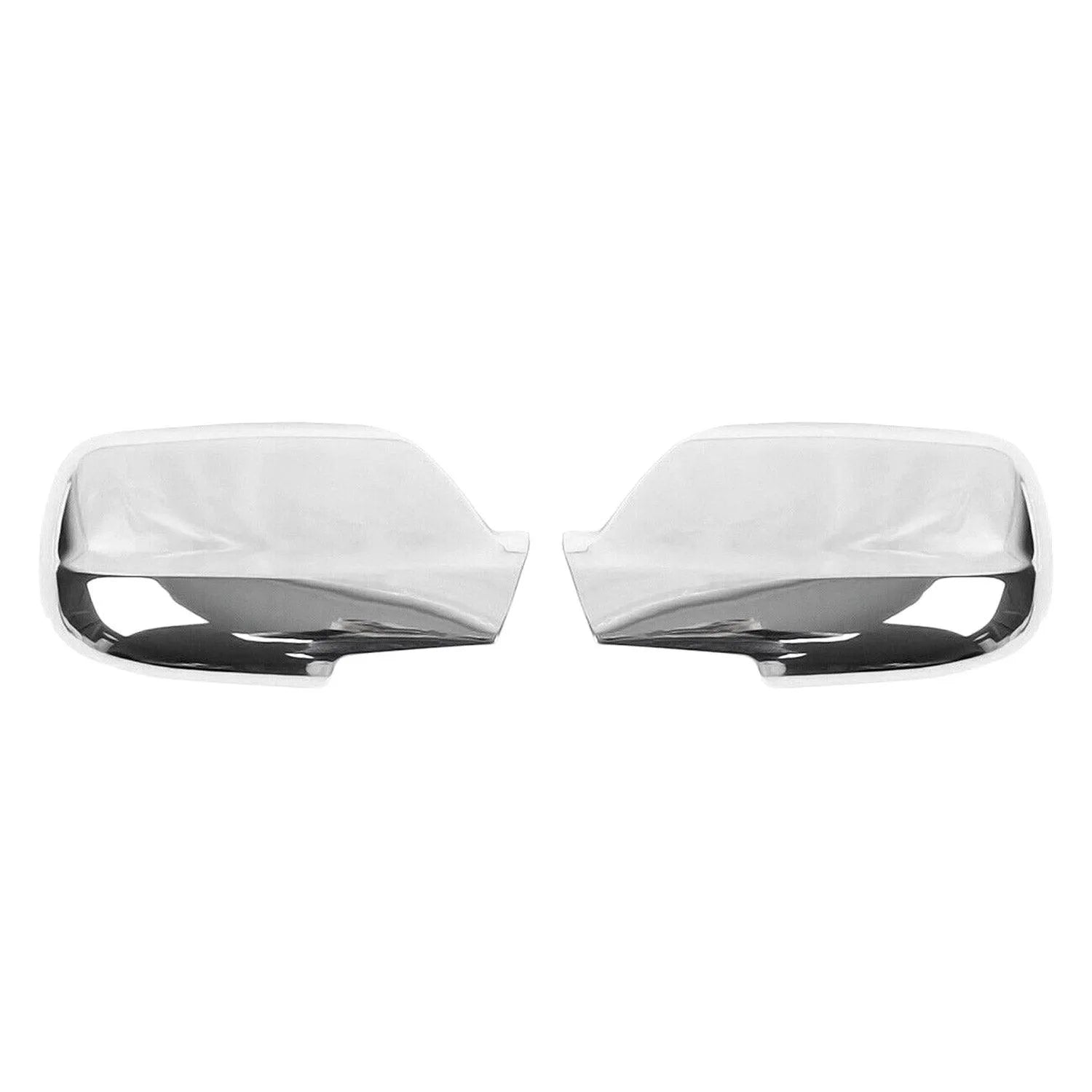2005-2010 Jeep Grand Cherokee Side Mirror Cover Caps Chrome Silver 2 Pcs