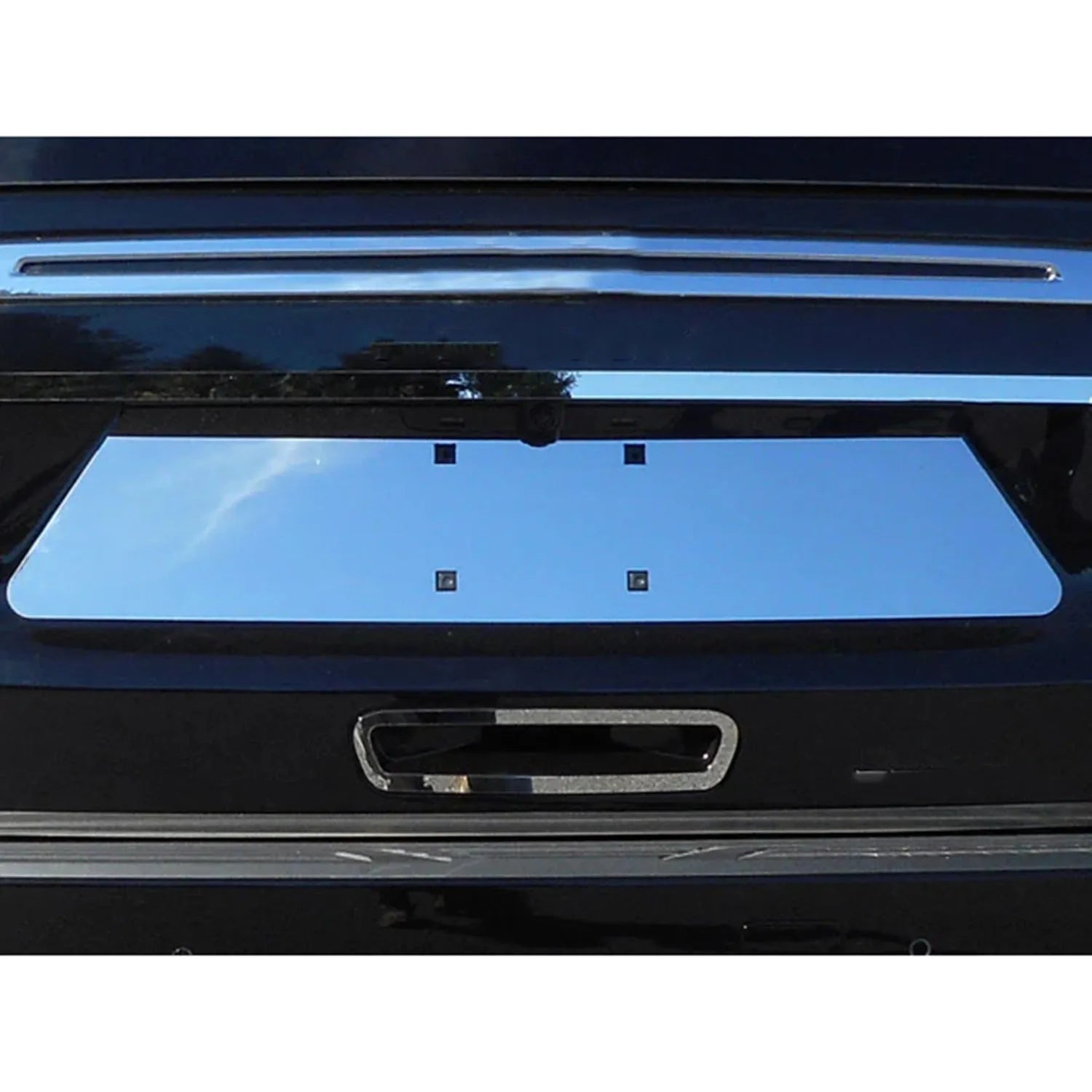 2021-2025 Chevrolet Tahoe Stainless License Plate Bezel 1Pc