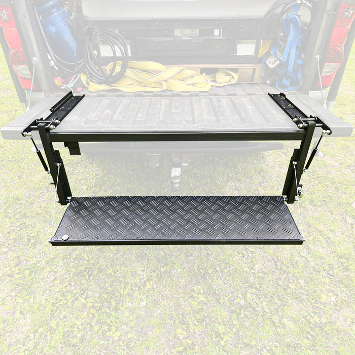 Foldable Hitch Tailgate Step Truck Bed Step for RAM 1500 Trunk Lid Step