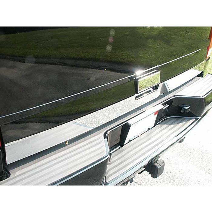 Stainless Steel Tailgate Trim 2Pc Fits 2002-2006 Cadillac Escalade