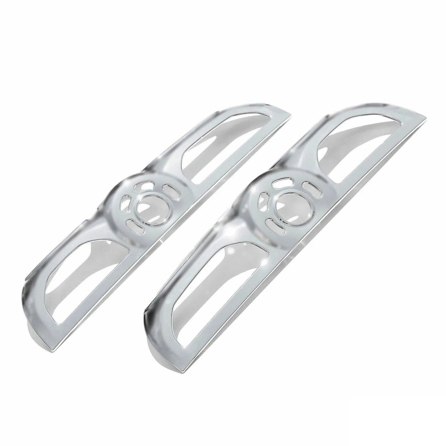 2014-2019 RAM ProMaster City Trunk Tail Light Trim Frame Chrome Silver 2Pcs