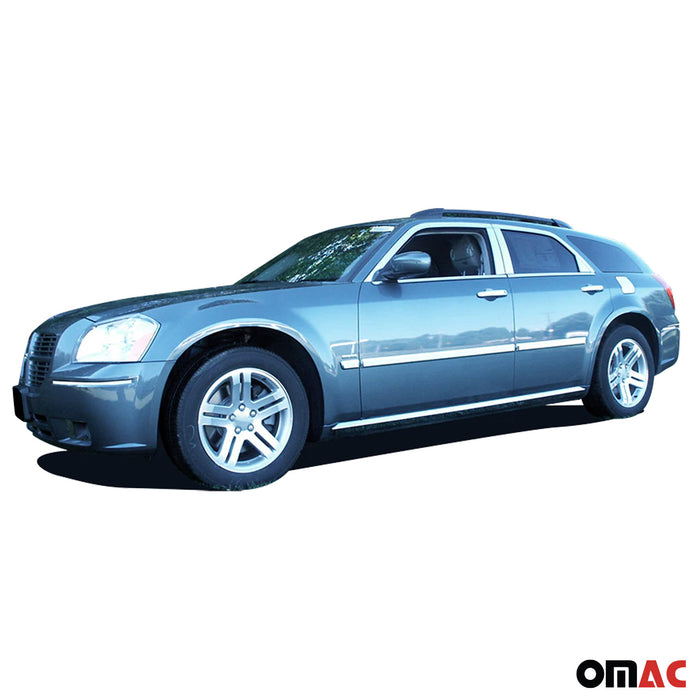 OMAC Stainless Steel Rear Bumper Accent 1Pc Fits 2005-2008 Dodge Magnum