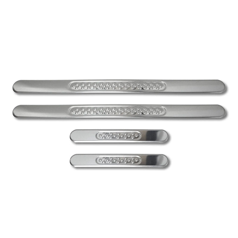 Ford Escape Door Sill Scuff Plate Scratch Protector Steel Silver 4 Pcs