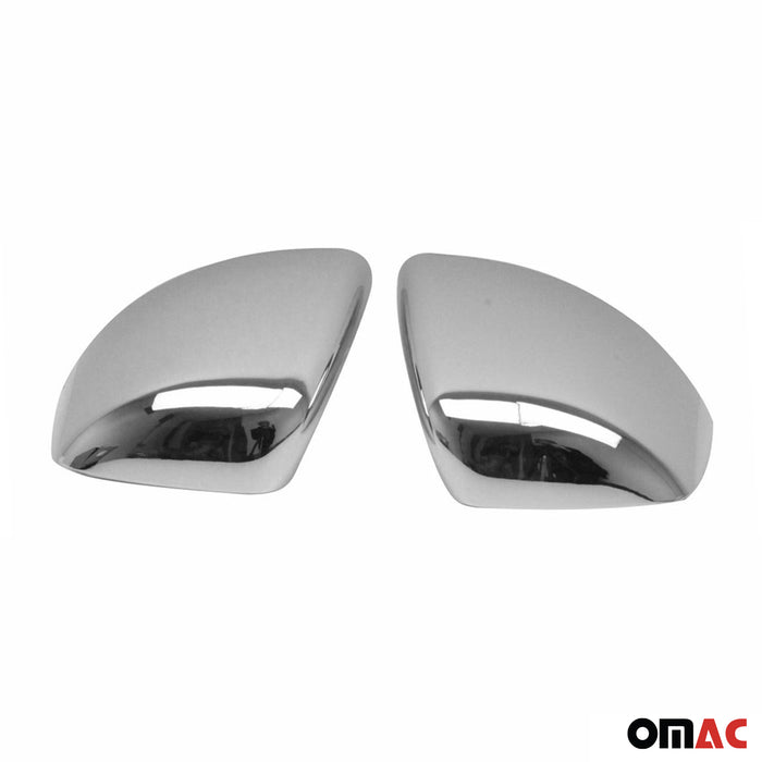 Mirror Cover Caps & Door Handle Chrome Set for Ford Transit Connect 2014-2019