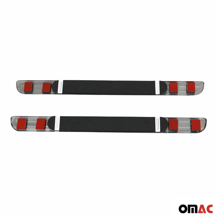 For Mercedes-Benz E-Class Chrome LED Door Sill Cover S. Steel Exclusive 2 Pcs
