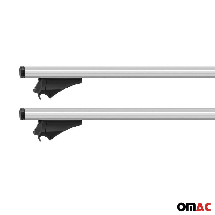 Cross Bars Roof Racks Aluminium for Mitsubishi Outlander 2014-2020 Silver 2Pcs
