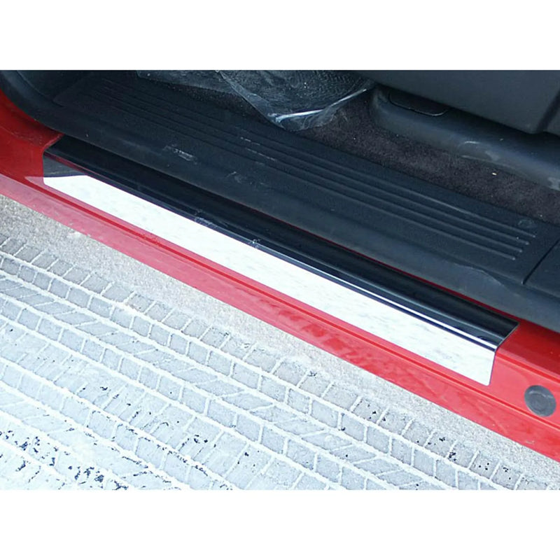 2007-2013 Chevrolet Silverado Stainless Door Sill Trim 4Pc