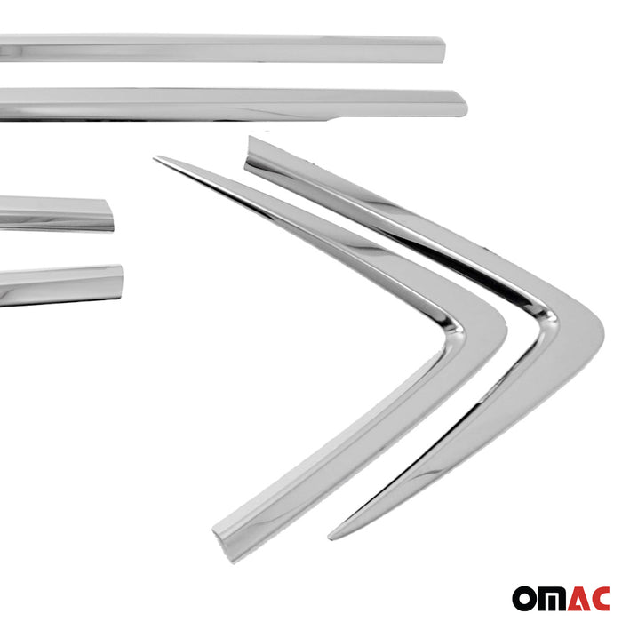 Window Molding Trim Streamer for Opel Mokka 2012-2016 Stainless Steel Silver 8x
