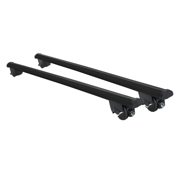 220 Lbs Luggage Roof Rack Cross Bars for BMW X1 E84 2013-2015 Aluminium Black 2x