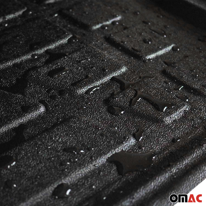 OMAC Cargo Mats Liner for Toyota Yaris 2013-2020 Black All-Weather TPE