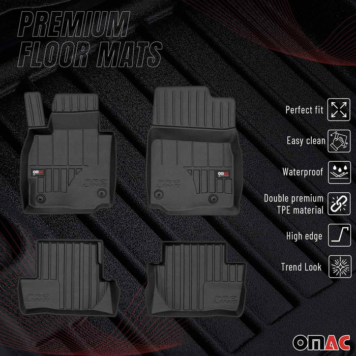 OMAC Premium Floor Mats for Mazda MX-30 EV 2022-2023 All-Weather Heavy Duty