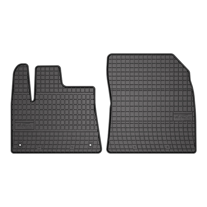 OMAC Floor Mats Liner for RAM ProMaster City 2015-2022 Black Rubber All-Weather