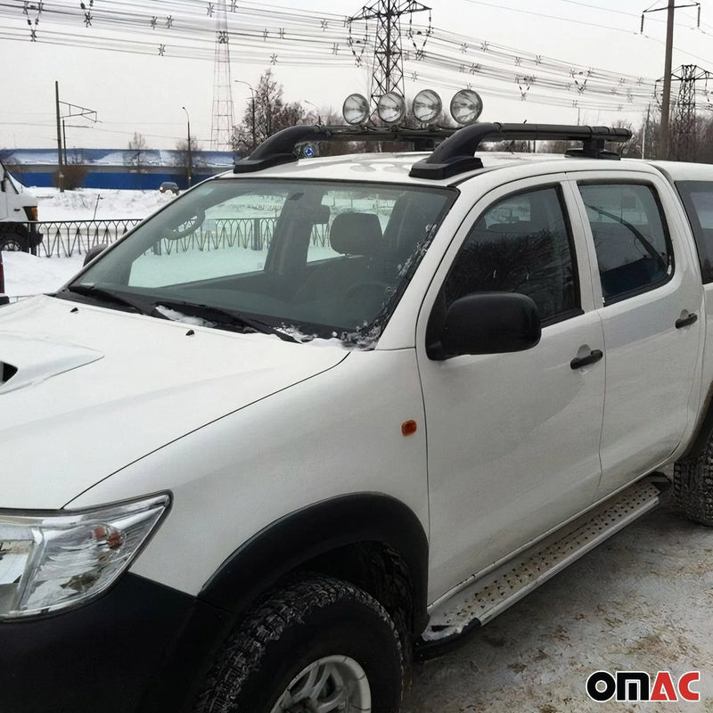 2014-2024 Nissan Navara D23 Roof Rack Rails Side Rails Black