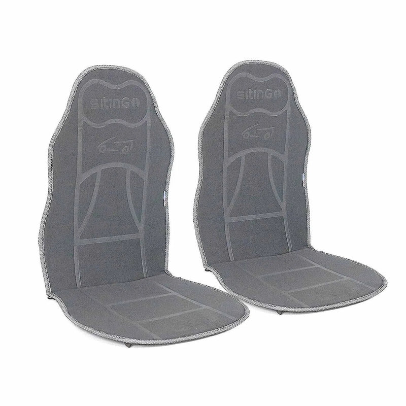 Land Rover Car Seat Protector Cushion Cover Mat Pad Gray Gray 2 Pcs