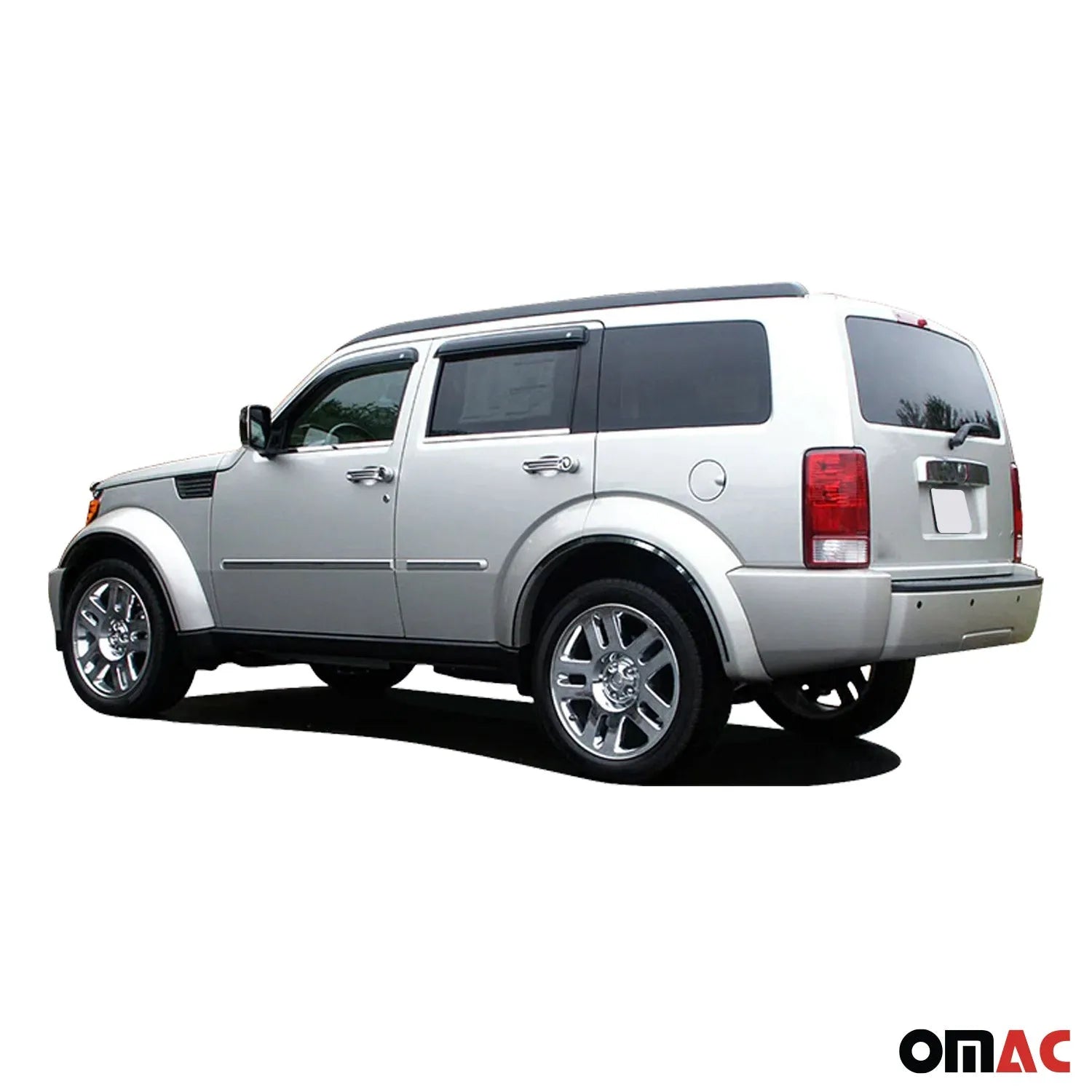 2007-2011 Dodge Nitro Rear Bumper Accent 1Pc Stainless Steel Silver