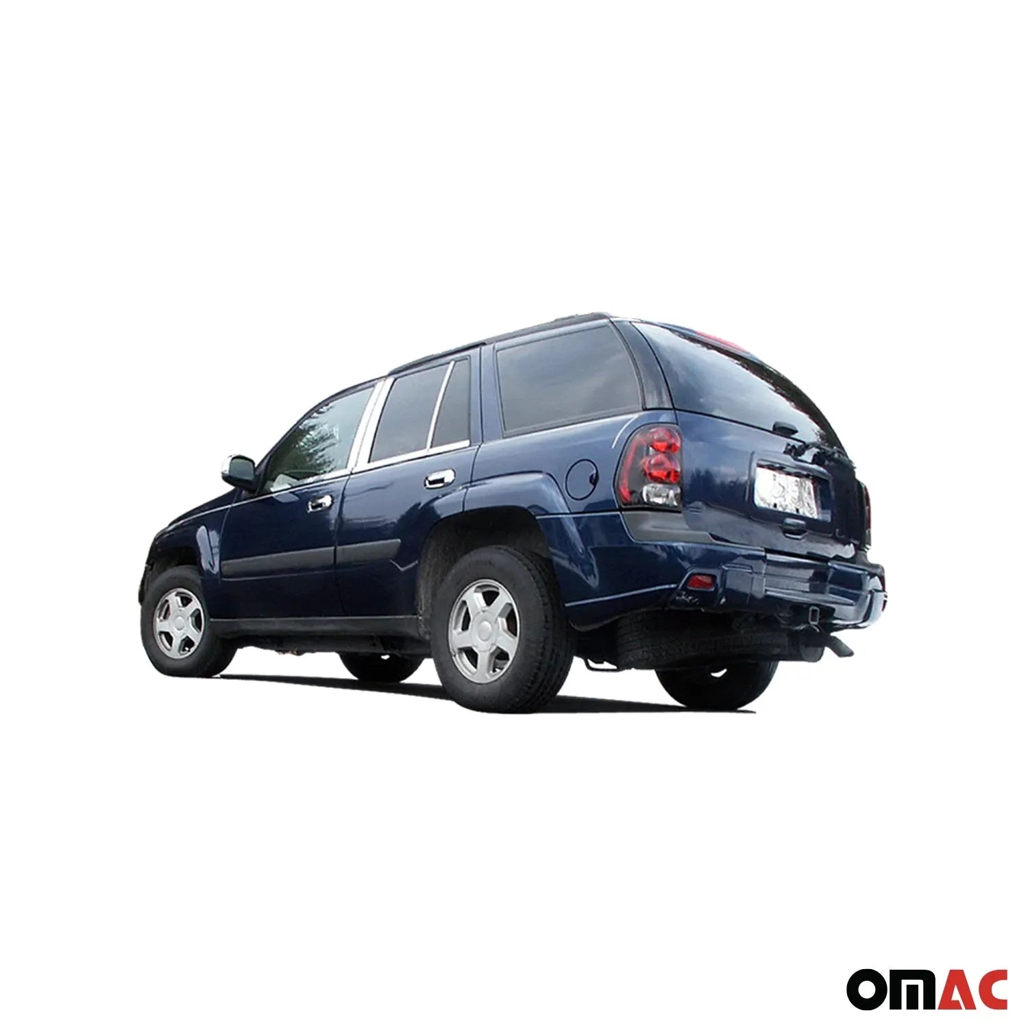 2006-2007 Chevrolet Trailblazer Stainless Rocker Panel Trim 4 Pcs