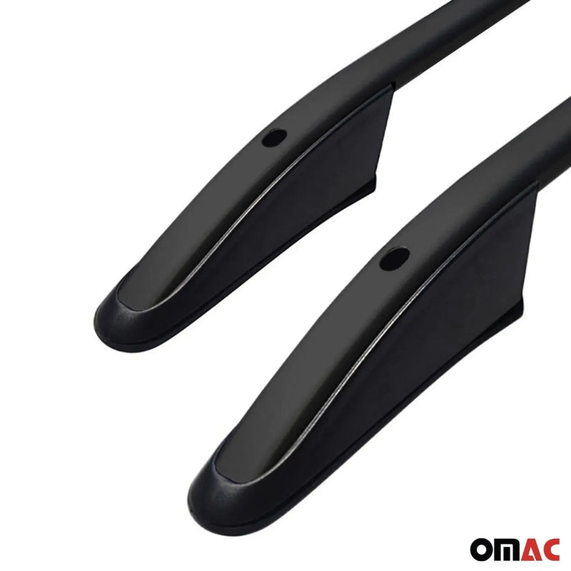 Roof Racks Side Rails for Land Rover Range Rover Sport 2006-2009 Black Alu 2Pcs - OMAC USA