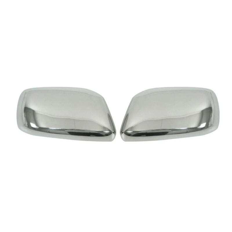 Side Mirror Cover Caps Fits Nissan Frontier 2005-2021 Steel Silver 2 Pcs - OMAC USA