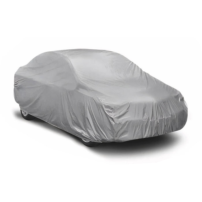 Full 17FT Car Protective Cover All Weather Outdoor Rain Dust Resistant SW Grey