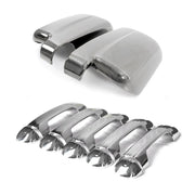 2010-2013 Ford Transit Connect Mirror Cover Caps & Door Handle Chrome Set