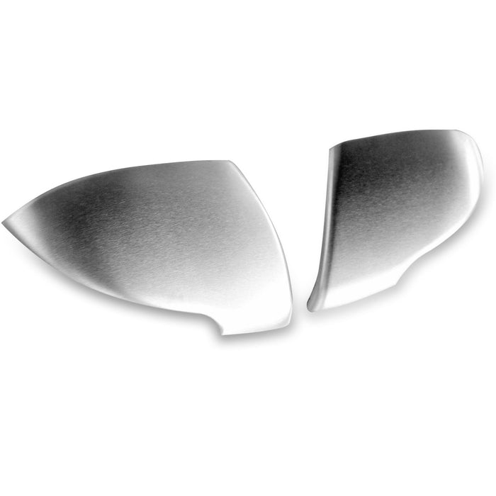 Side Mirror Cover Caps Fits Kia Sportage 2011-2014 Brushed Steel Silver 2 Pcs