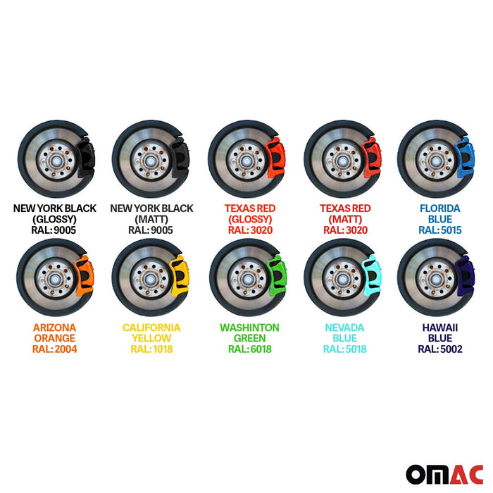 OMAC Brake Caliper Epoxy Based Car Paint Kit Hawaii Blue Glossy High-Temp