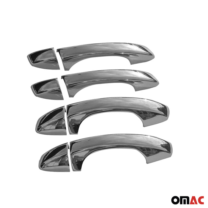 Car Door Handle Cover Protector for VW Golf Mk7 2015-2021 Steel Chrome 8 Pcs
