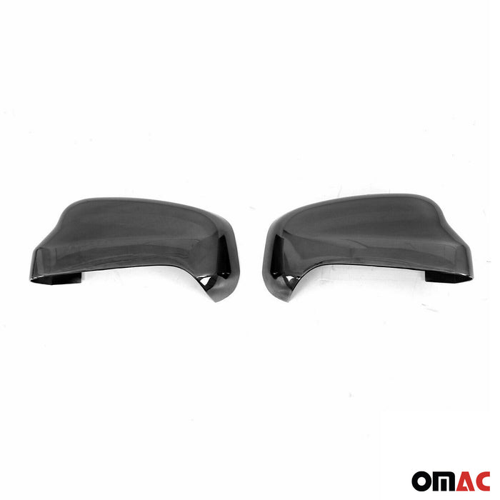 Side Mirror Cover Caps Fits Ford Tourneo Courier 2018-2023 Dark 2 Pcs