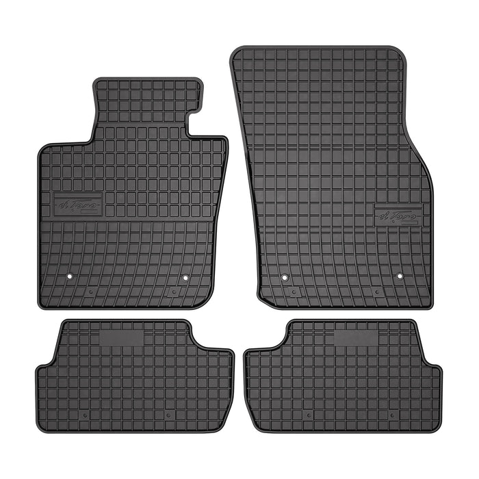 OMAC Floor Mats Liner for Mini Cooper S 2014-2023 Black Rubber All-Weather 4 Pcs