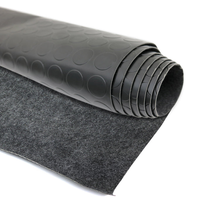 Rubber Truck Bed Liner Trunk Mat Flooring Mat 40x79 inch Peny Style Black