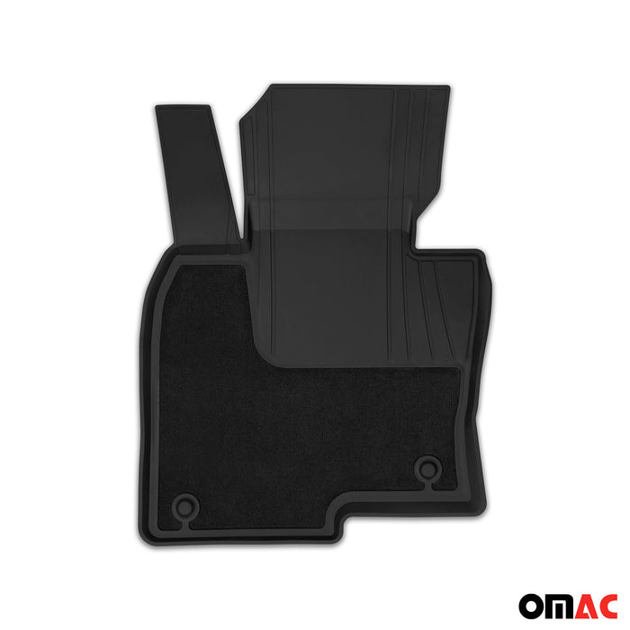 OMAC Floor Mats Liners fits Mazda CX-5 2017-2024 Black TPE All-Weather 4Pcs