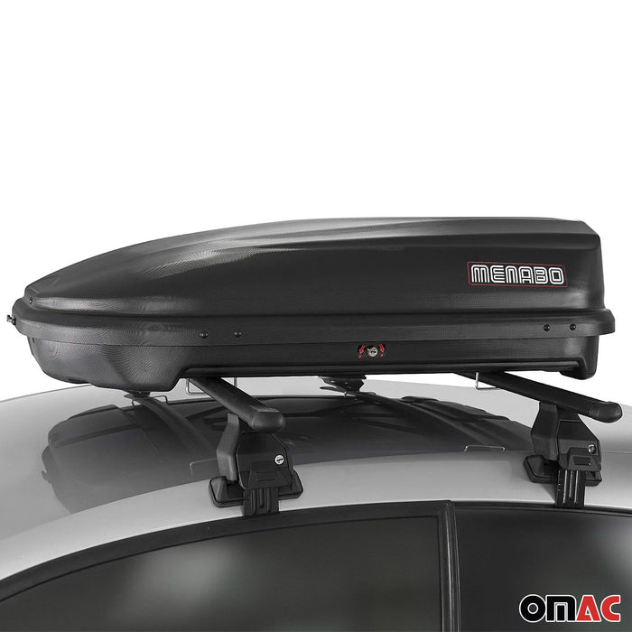 Roof Racks Roof Box Luggage Box Set for Jeep Renegade 2015-2023 Black 3 Pcs
