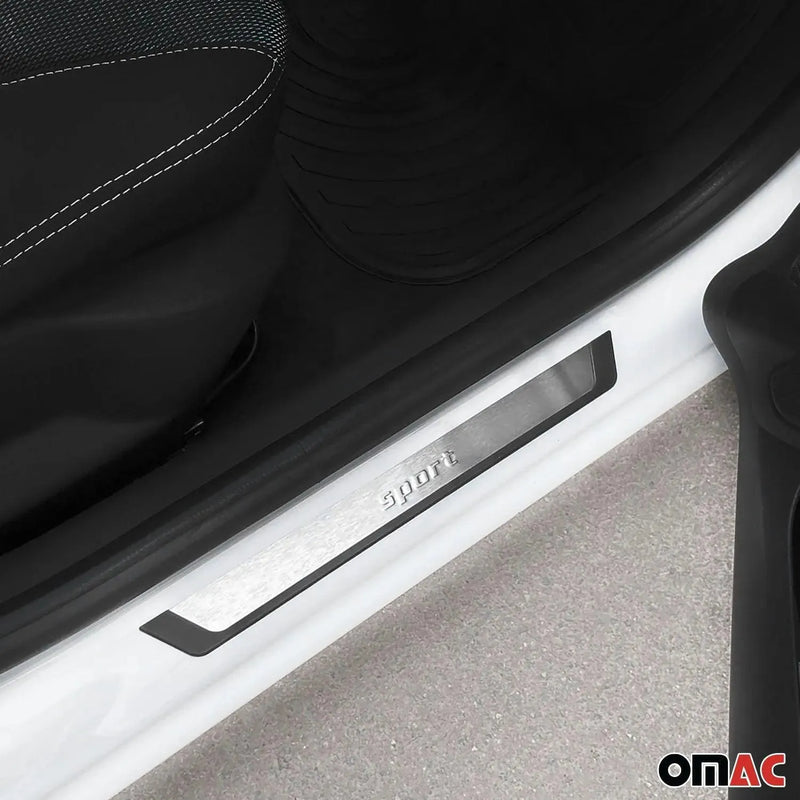 Door Sill Scuff Plate Scratch Protector for VW Amarok 2010-2020 Sport Steel 4x - OMAC USA