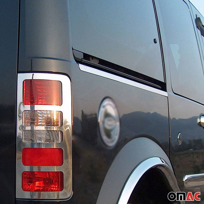 Side Door Molding Trim for Ford Transit Connect 2010-2013 Steel Silver L2 Long