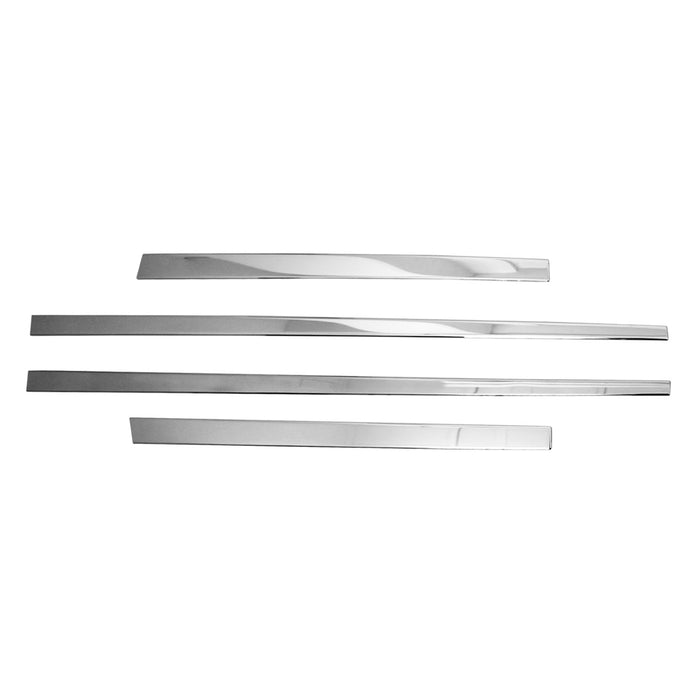 Side Door Molding Trim for Mitsubishi Eclipse Cross 2018-2024 Steel Silver 4x