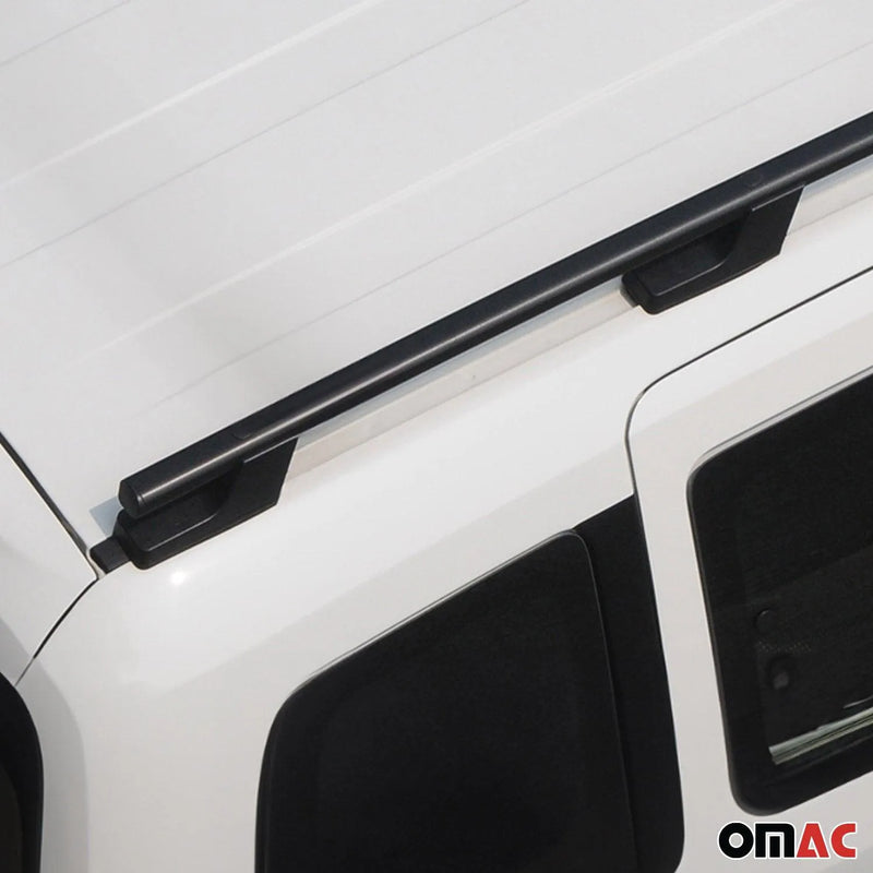 Roof Racks Side Rails Alu for Ford Transit 2015-2024 Short WB Black 2 Pcs - OMAC USA