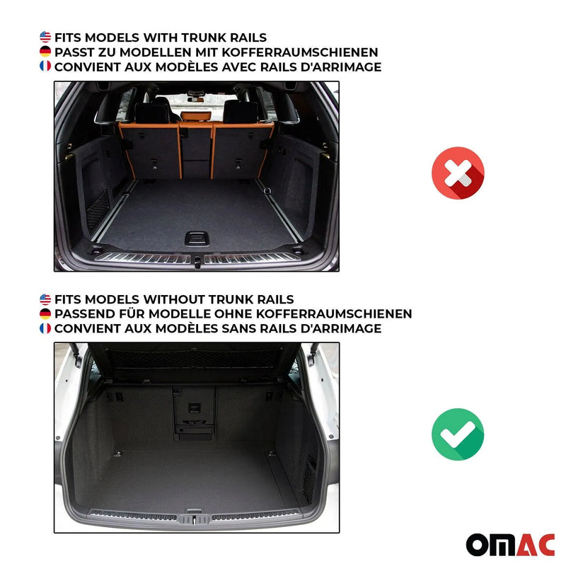 2014-2018 BMW X5 F15 F85 Premium Cargo Liner Trunk Mat All Weather Heavy Duty Black