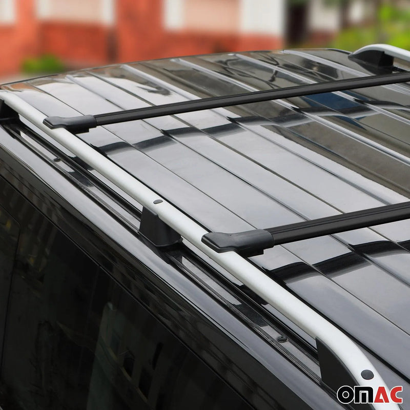 2007-2011 Kia Cee'd Estate Roof Rack Cross Bars Black