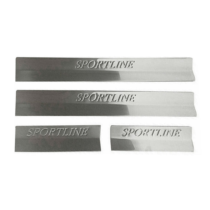 Door Sill Scuff Plate Scratch Protector for BMW 3 Series E36 1992-1999 Steel 4x