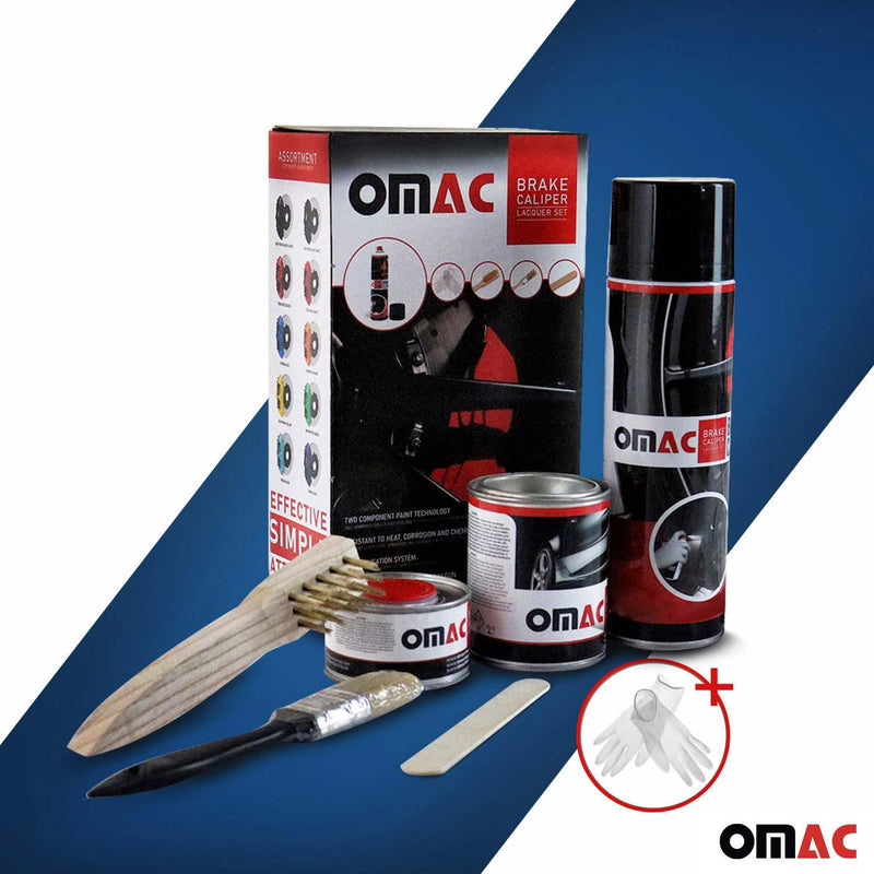 OMAC Brake Caliper Epoxy Based Car Paint Kit Hawaii Blue Glossy High-Temp