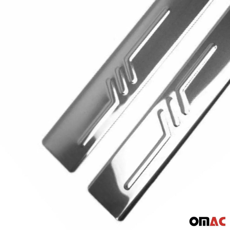 Door Sill Scuff Plate Scratch Protector for RAM ProMaster 2014-2024 Steel 2x - OMAC USA